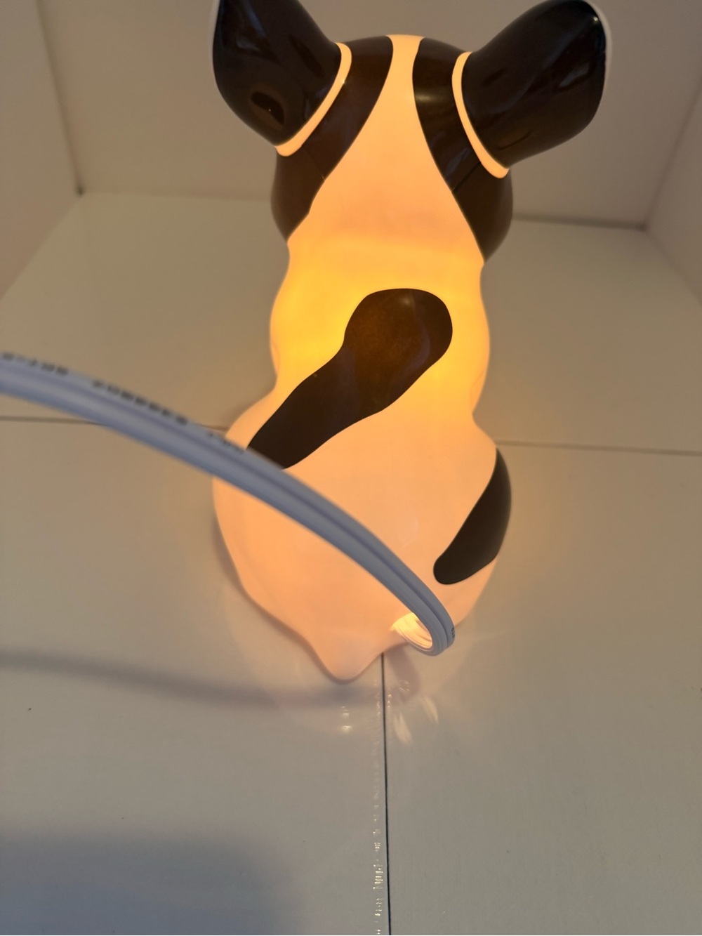 Ceramic French Bulldog Night Light - Picture 7 of 7